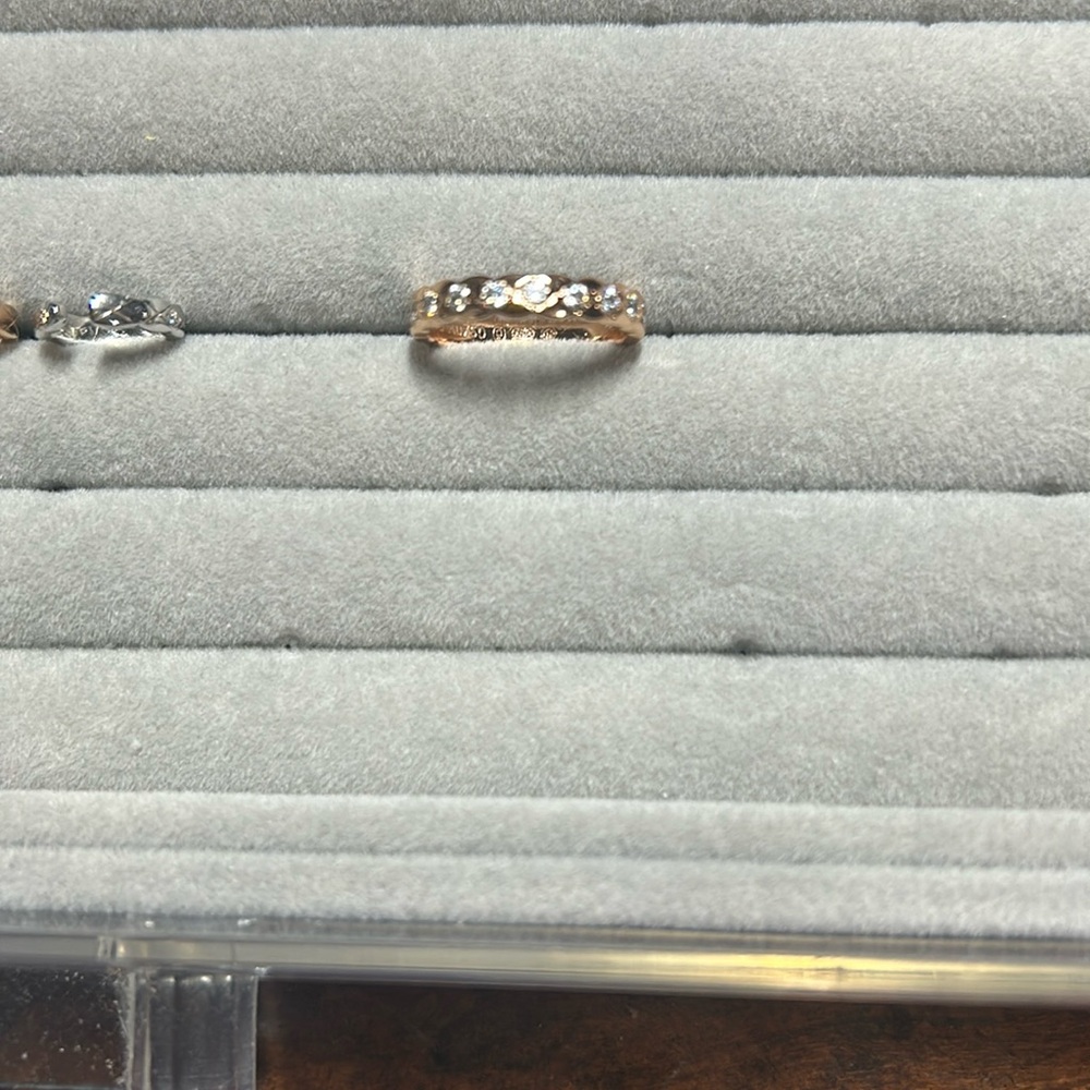 Rose gold ring